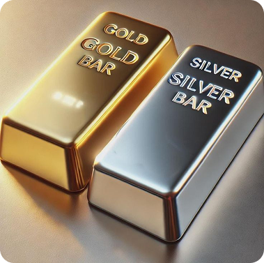 Gold and Silver Bars