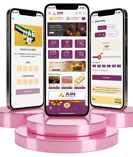 App Screen Mockups on Stand