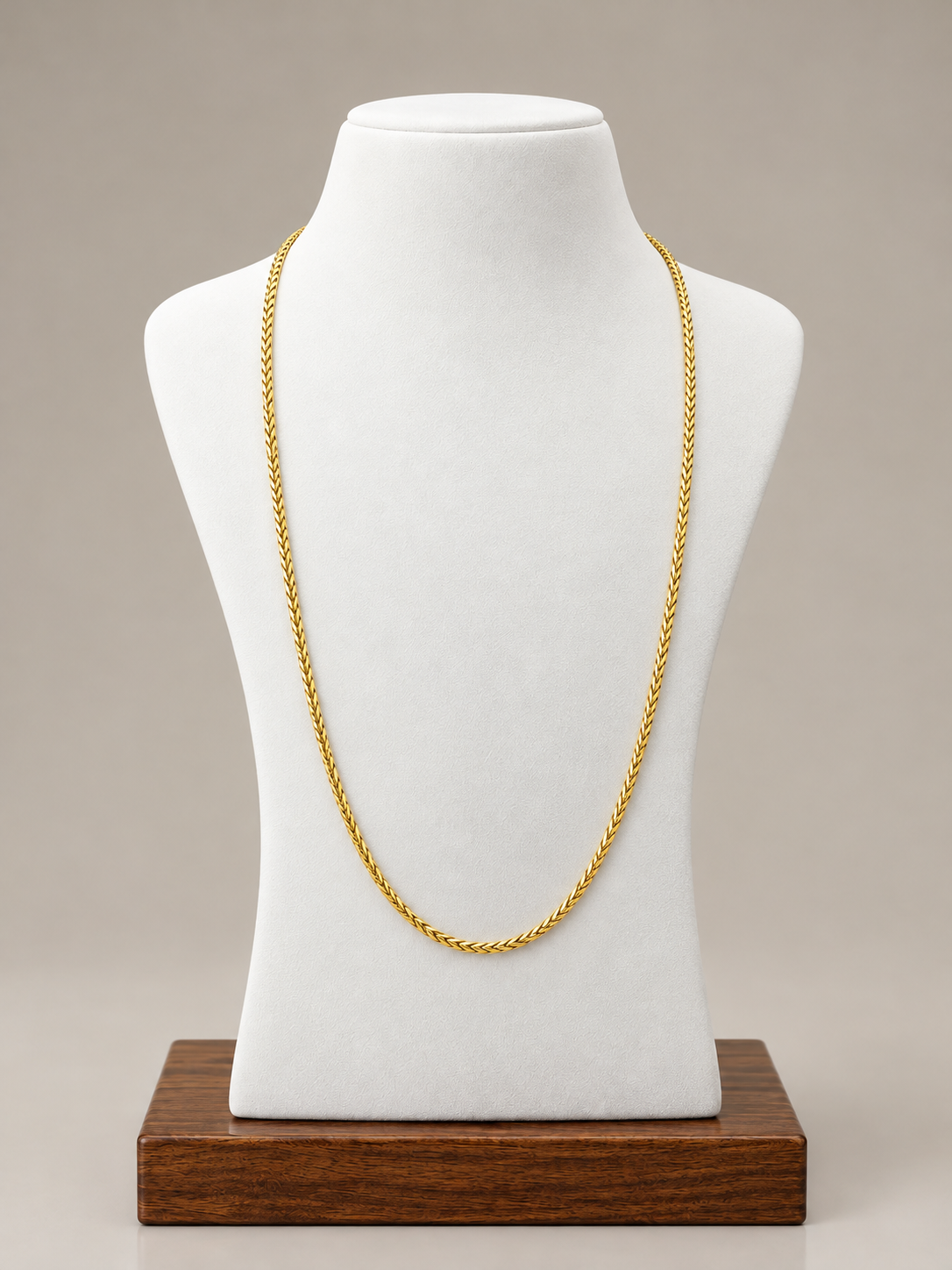 30 g 24K Pure Gold Neck Chain 999.9 Purity
