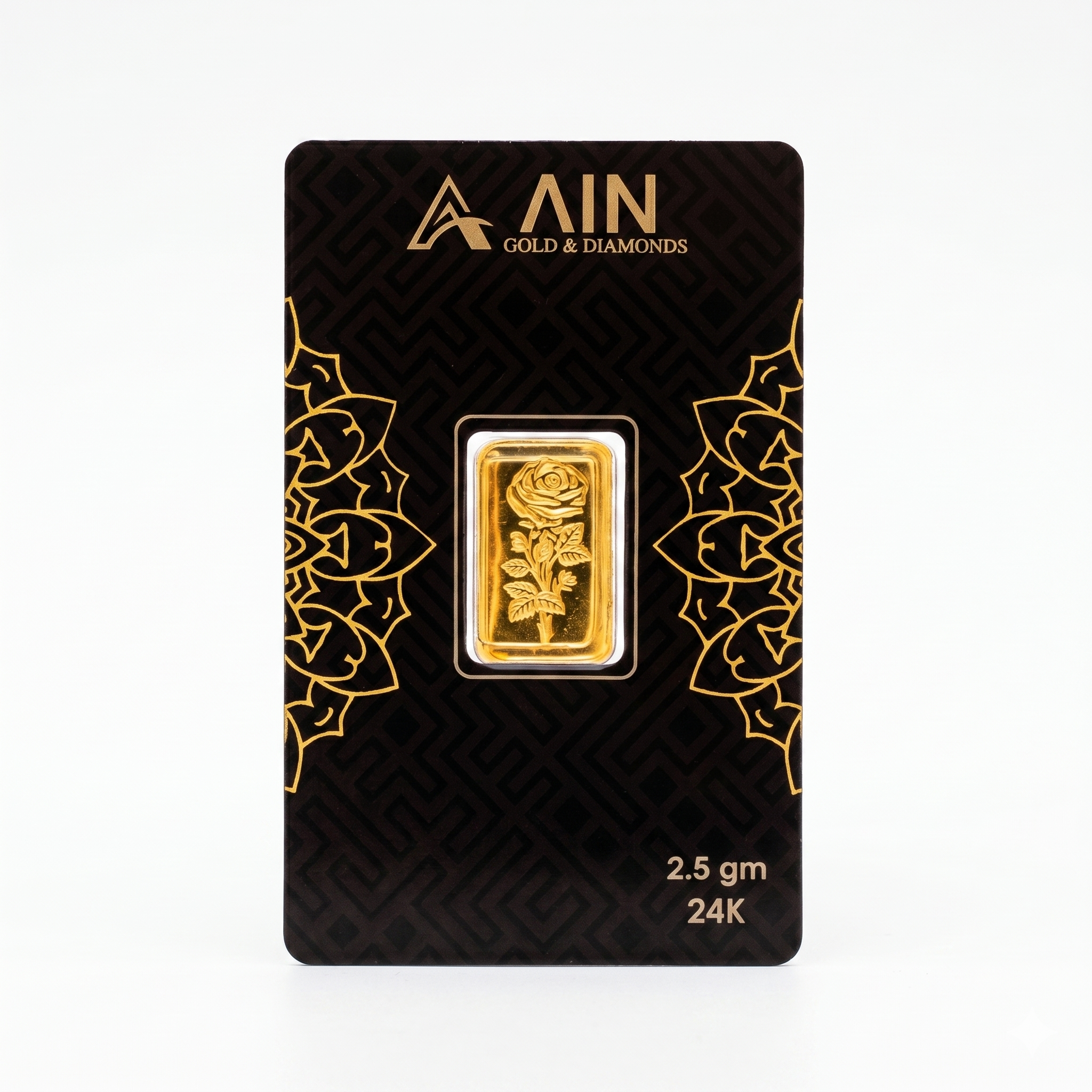 2.5 GM Ain Gold Gold Bar 999.9 Pure