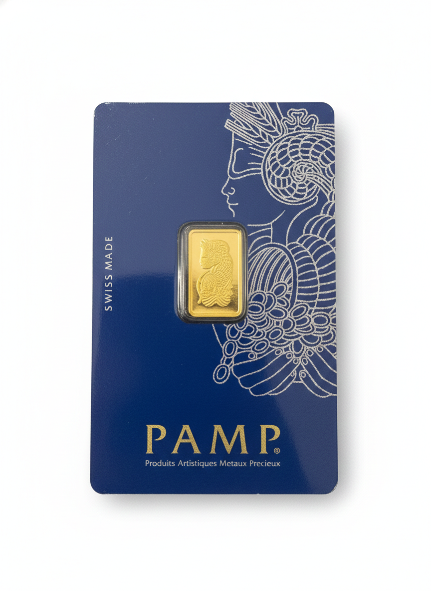 PAMP Suisse Gold Bar 2.5 Gram (999.9 Fine Gold)