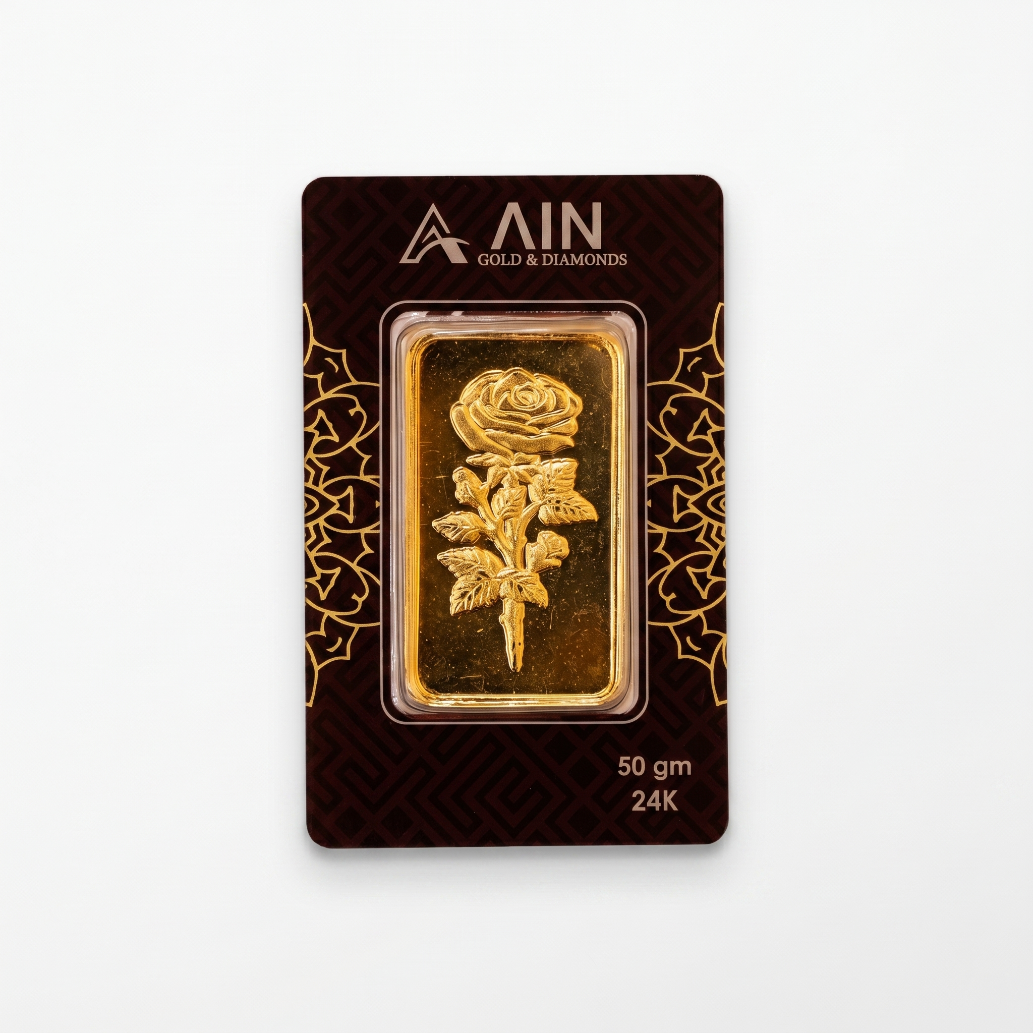50 GM Ain Gold Gold Bar 999.9