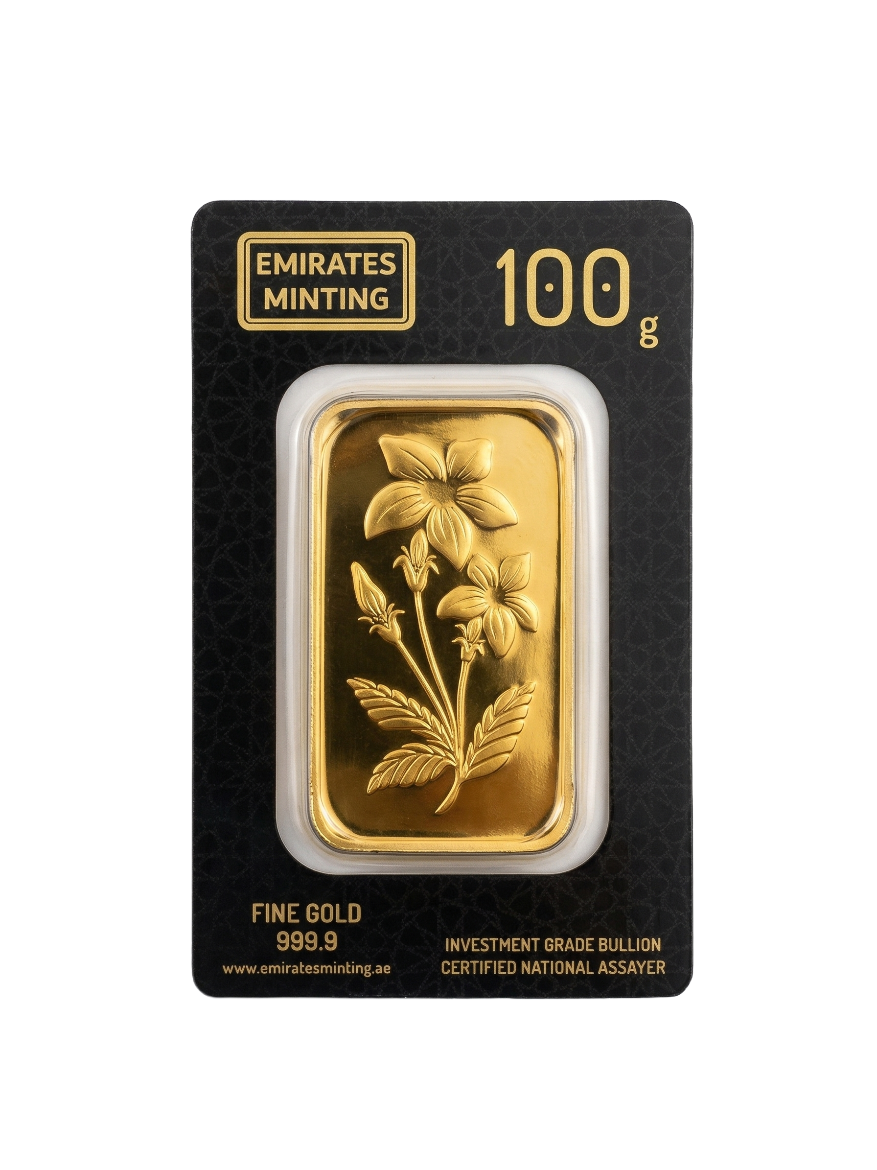 Emirates Minting 100g 24K Gold Bar