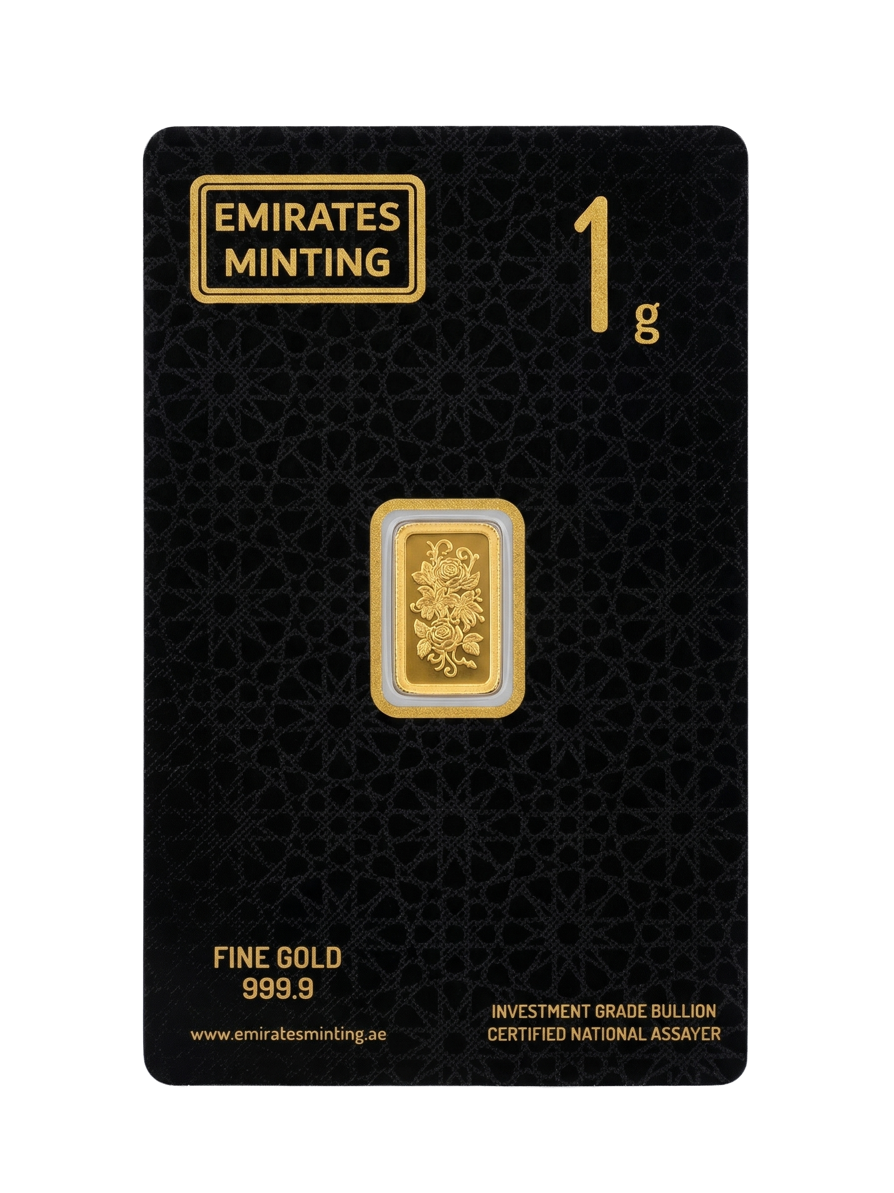 Emirates Minting 1g 24K Gold Bar
