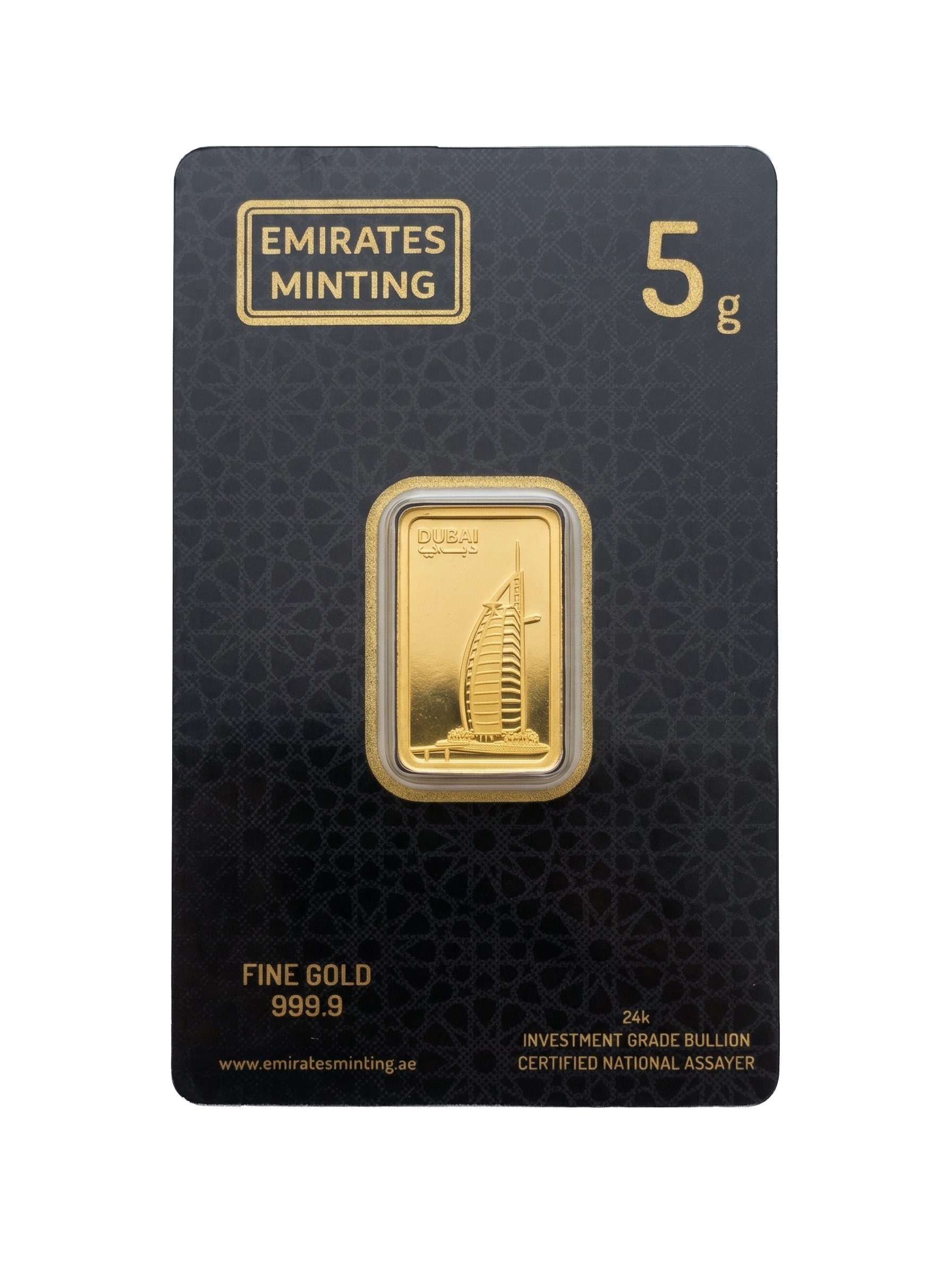 Emirates Minting 5g 24K Gold Bar